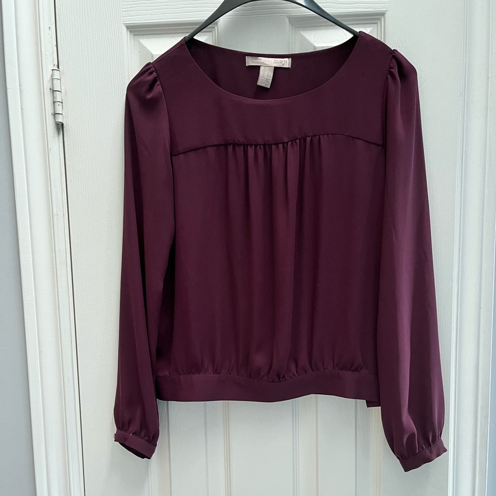 Plum Blouse